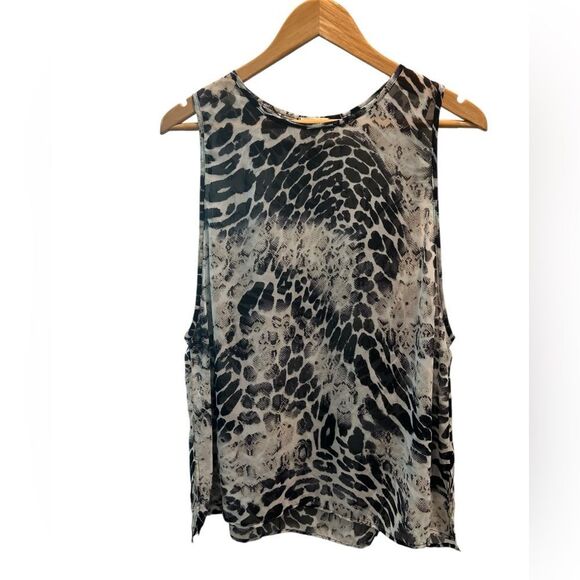 Show Me Your Mumu Arnold Tank in Cobra Cat, Sheer Snakeskin Print Tank Top - Picture 2 of 5